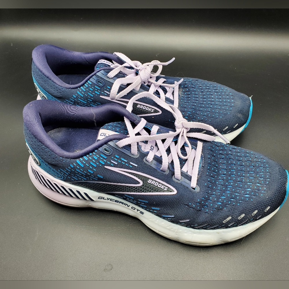Brooks Glycerin GTS 20 Peacoat / Ocean / Pastel Lilac size 10